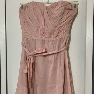 Express light pink mini dress